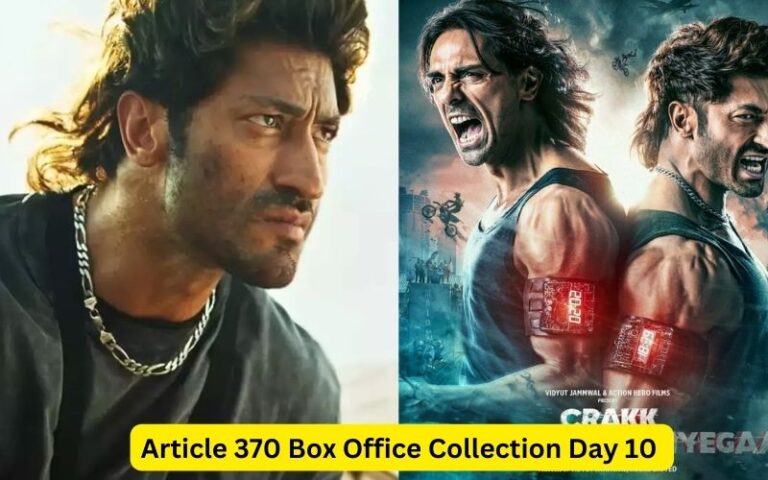 Crakk Box Office Collection Day 10