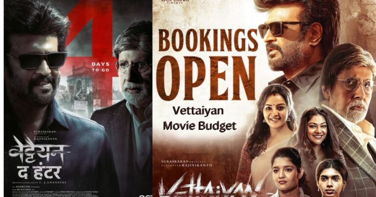 Vettaiyan Movie Budget, Cast Fees